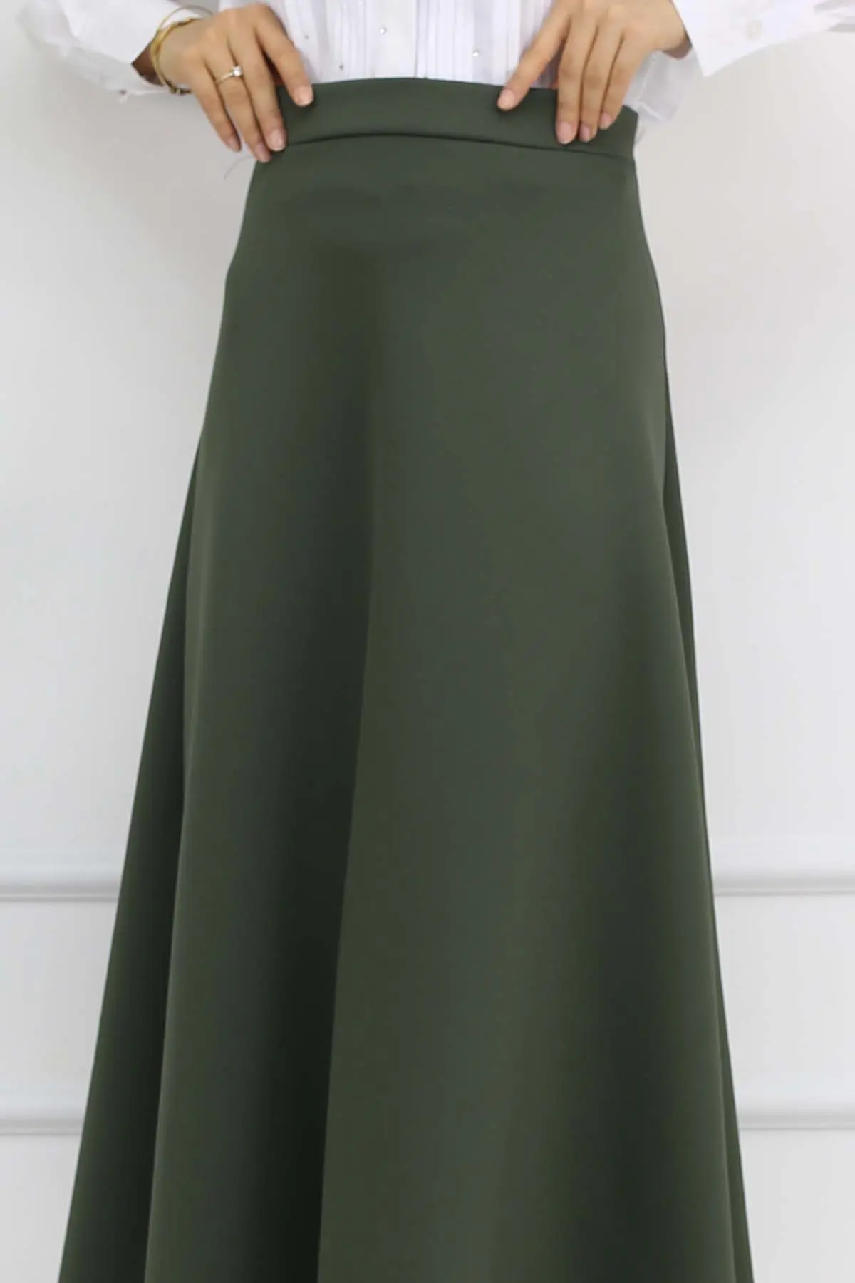 Scuba Kloş Etek Haki 212-detail