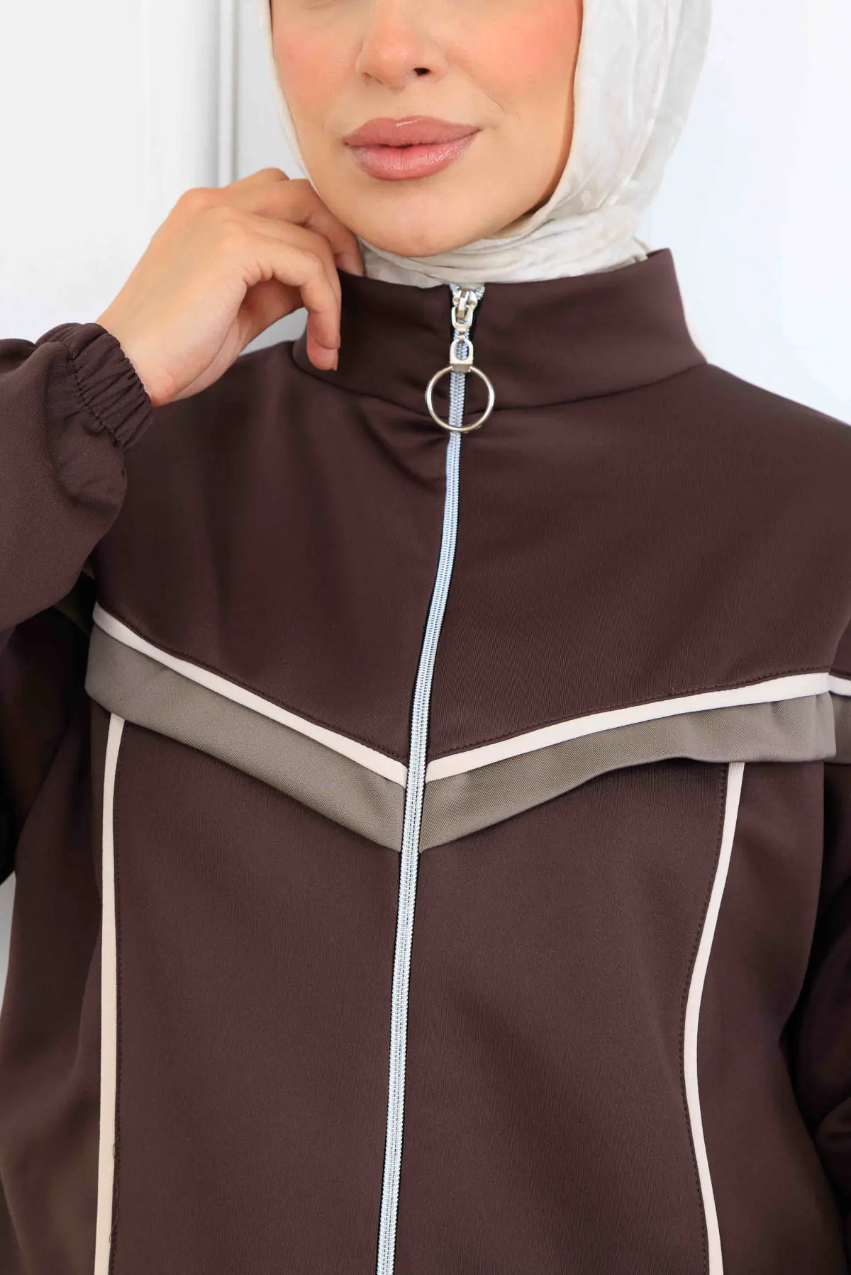 Şerit Detaylı Scuba İkili Takım-detail