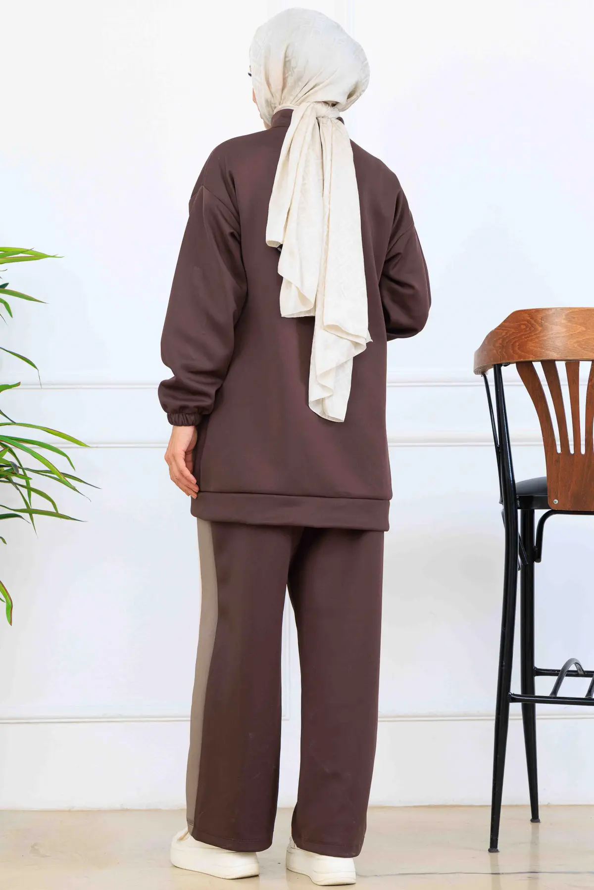 Şerit Detaylı Scuba İkili Takım-detail