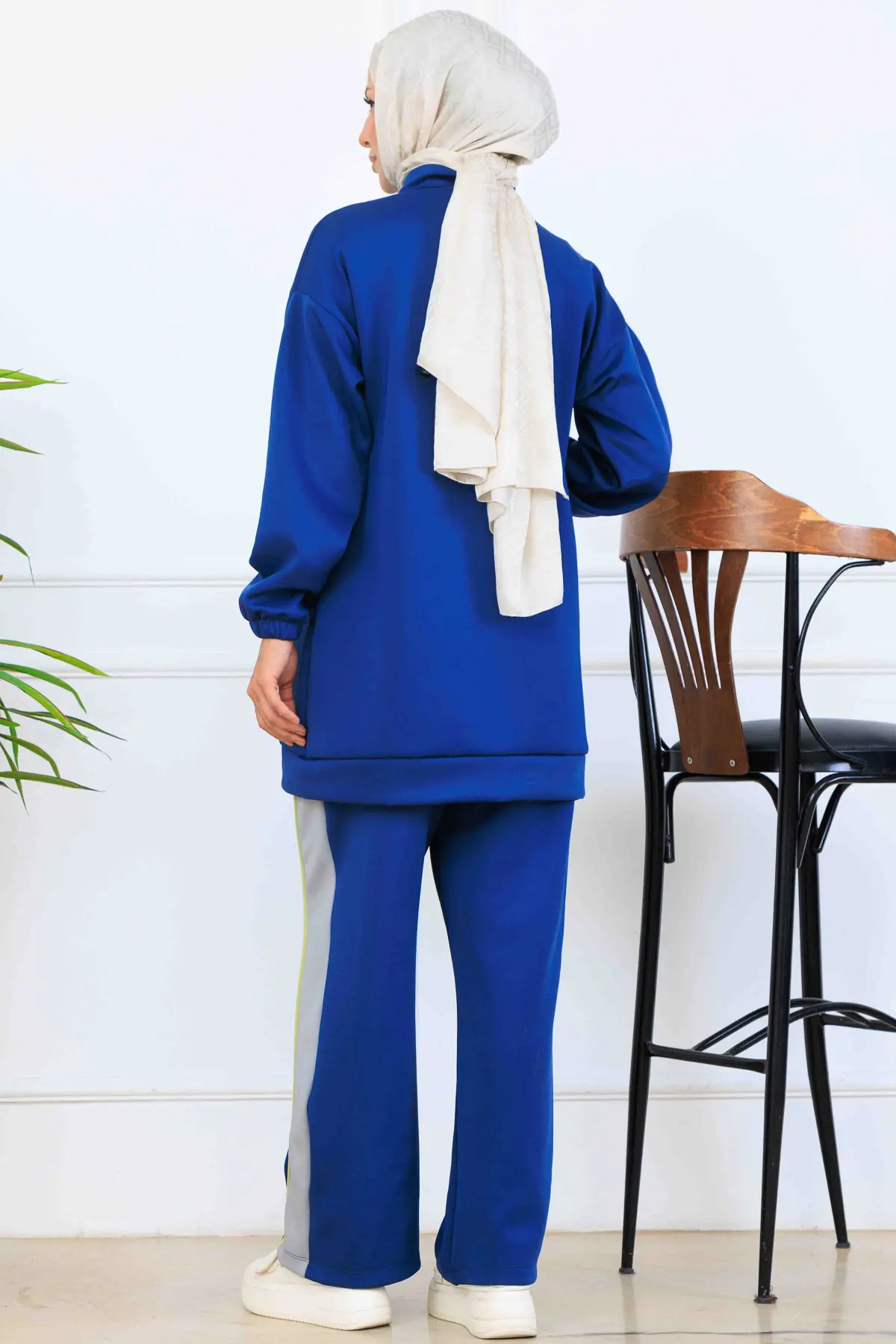 Şerit Detaylı Scuba İkili Takım-detail