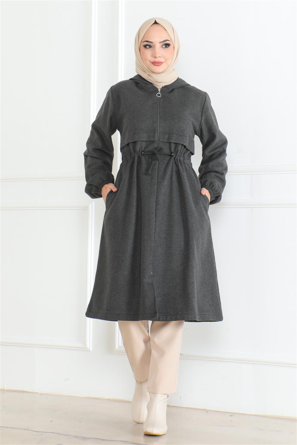 Sports Stamp Coat Brown