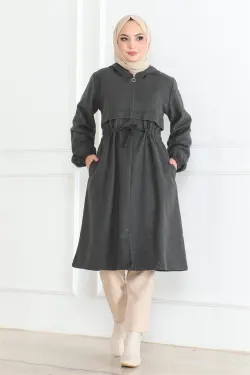 Sports Stamp Coat Brown