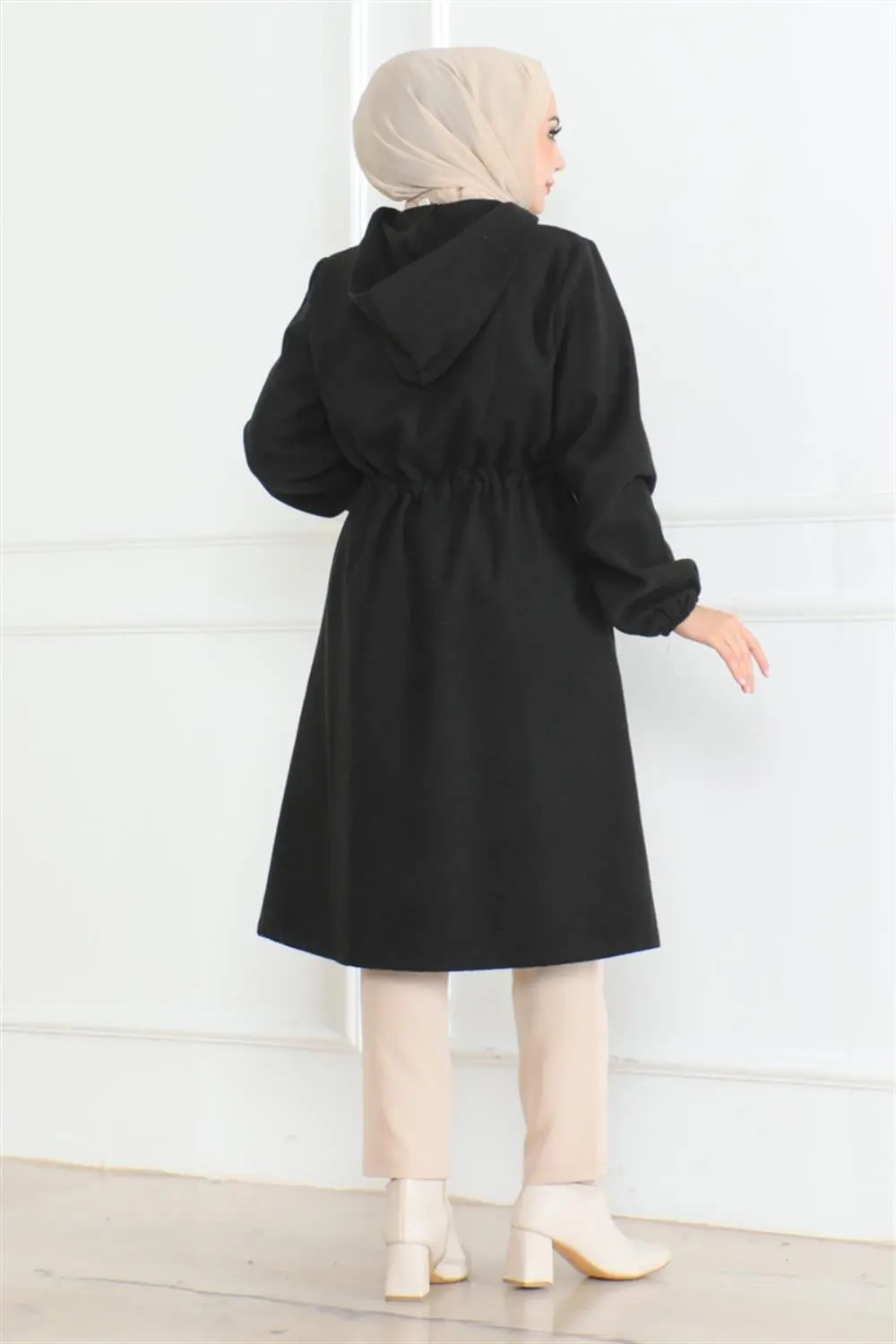 Spor Kaşe Kaban Kahverengi-detail