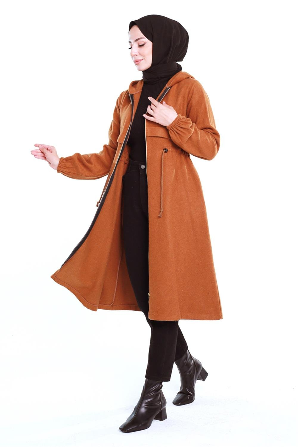 Sports Stamp Coat Brown