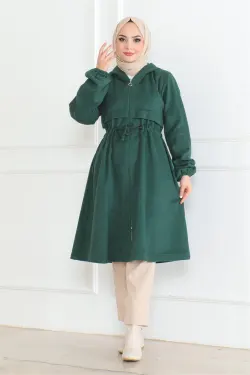 Sports Stamp Coat Brown