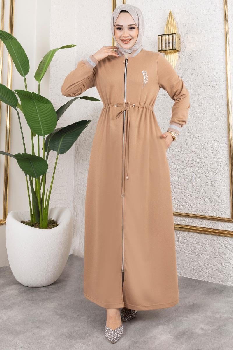 Stone Detailed Abaya