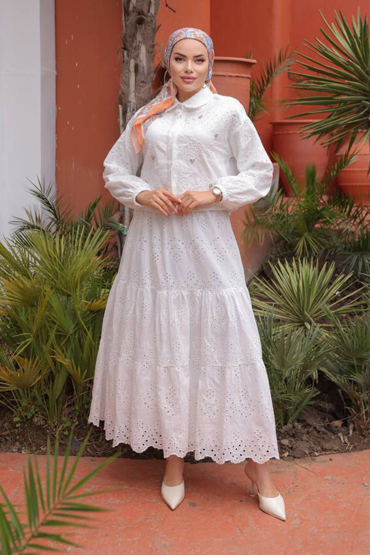 Taş Detaylı Fisto Etekli Takım