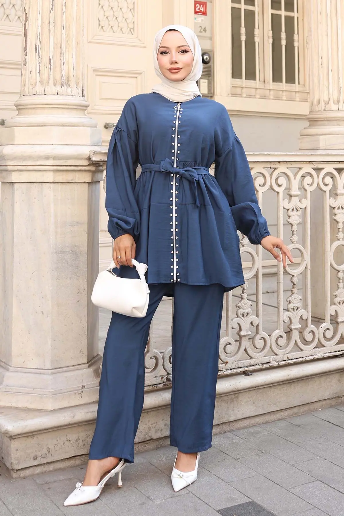 Taş Detaylı Ikili Takım-detail