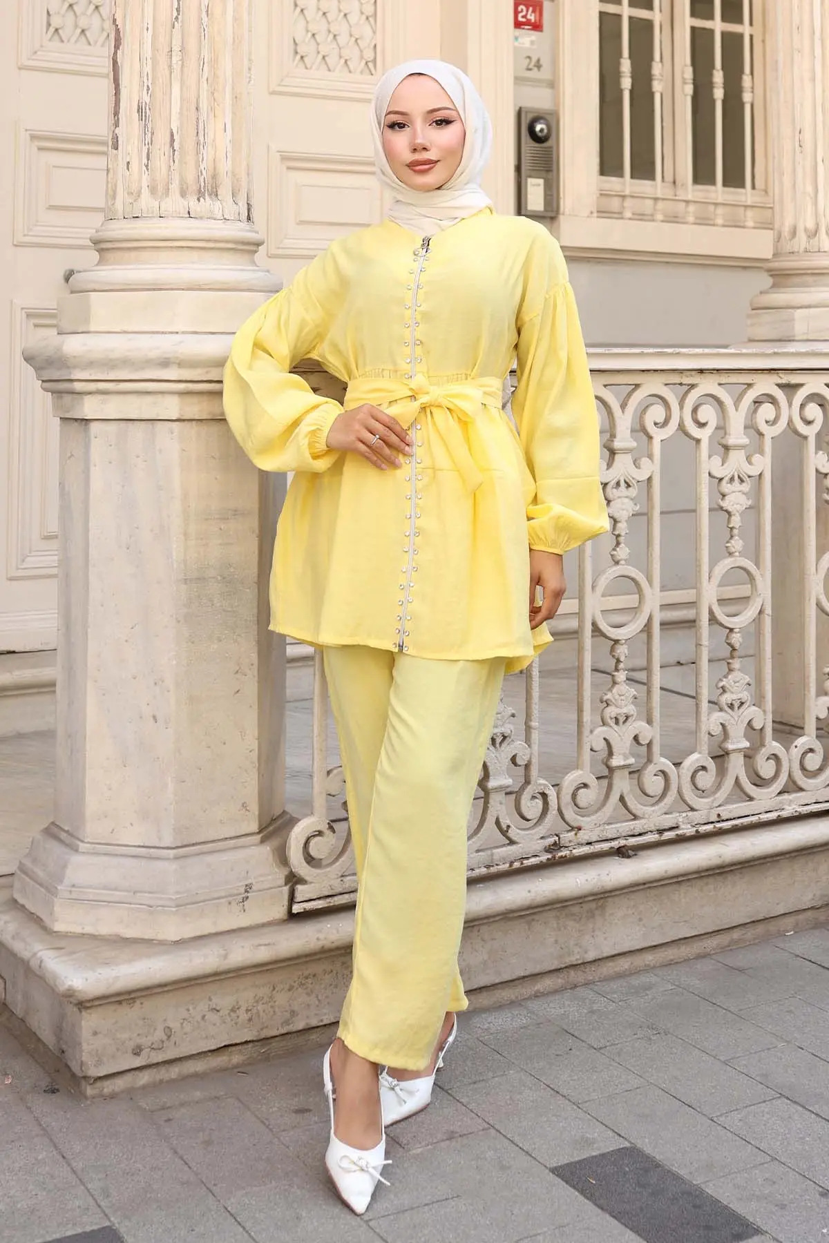 Taş Detaylı Ikili Takım-detail