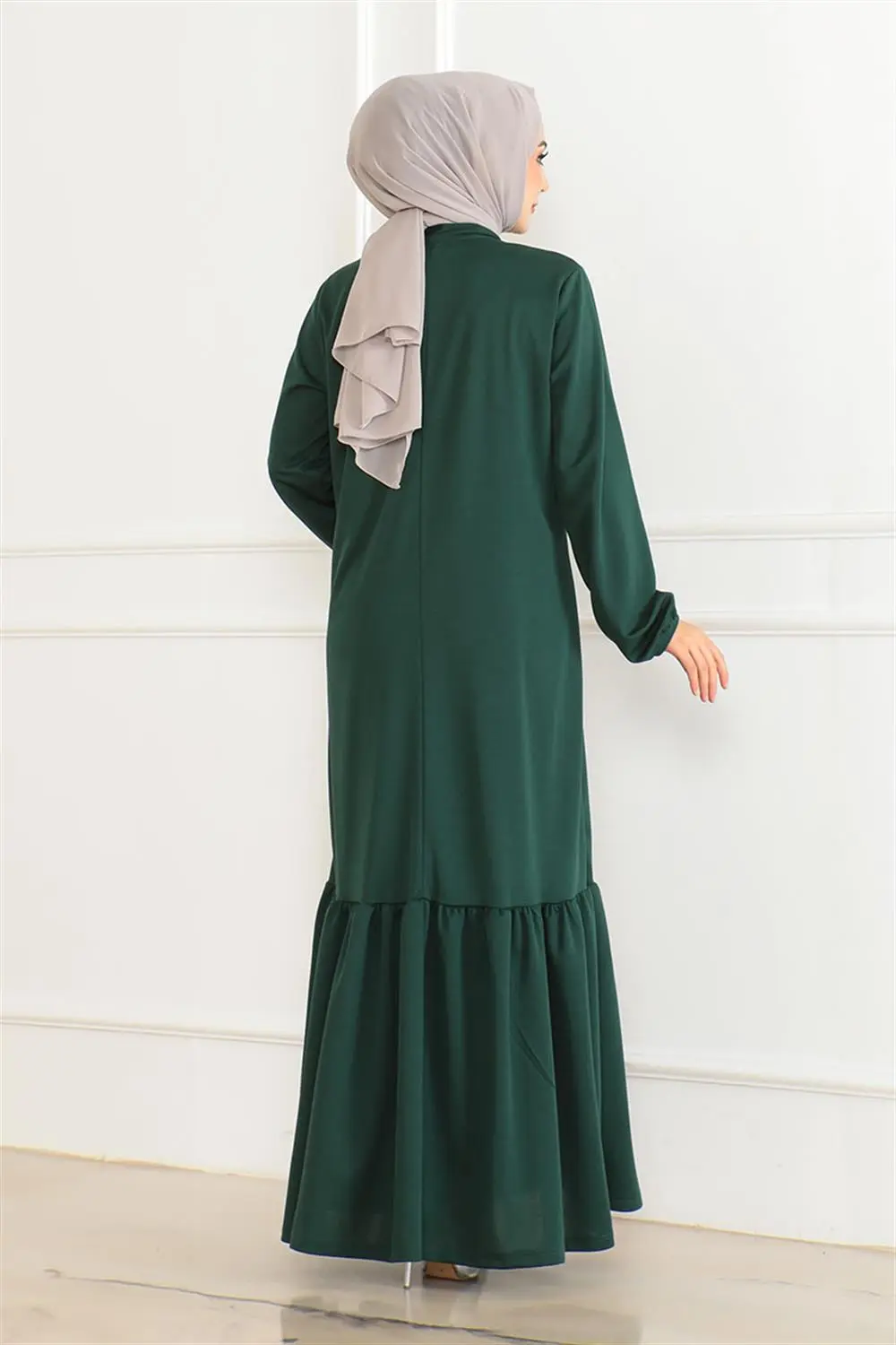 Taş Detaylı Tesettür Elbise-detail