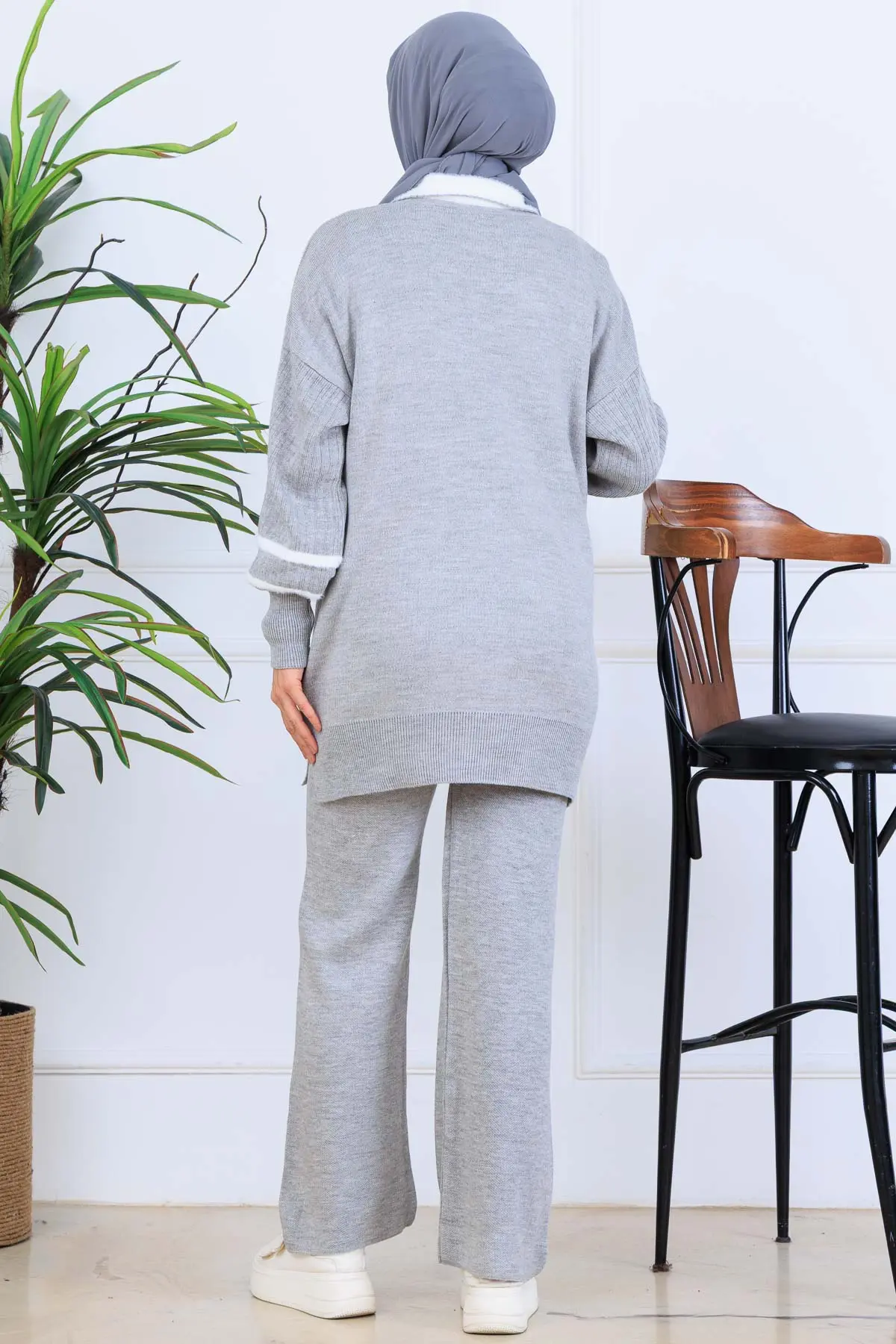 Taş İşlemeli Triko Takım-detail