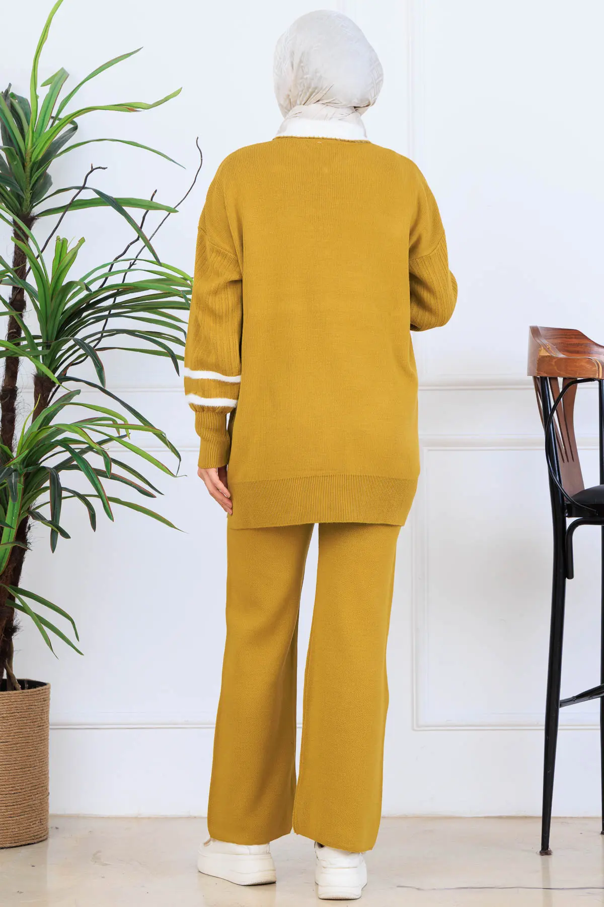 Taş İşlemeli Triko Takım-detail