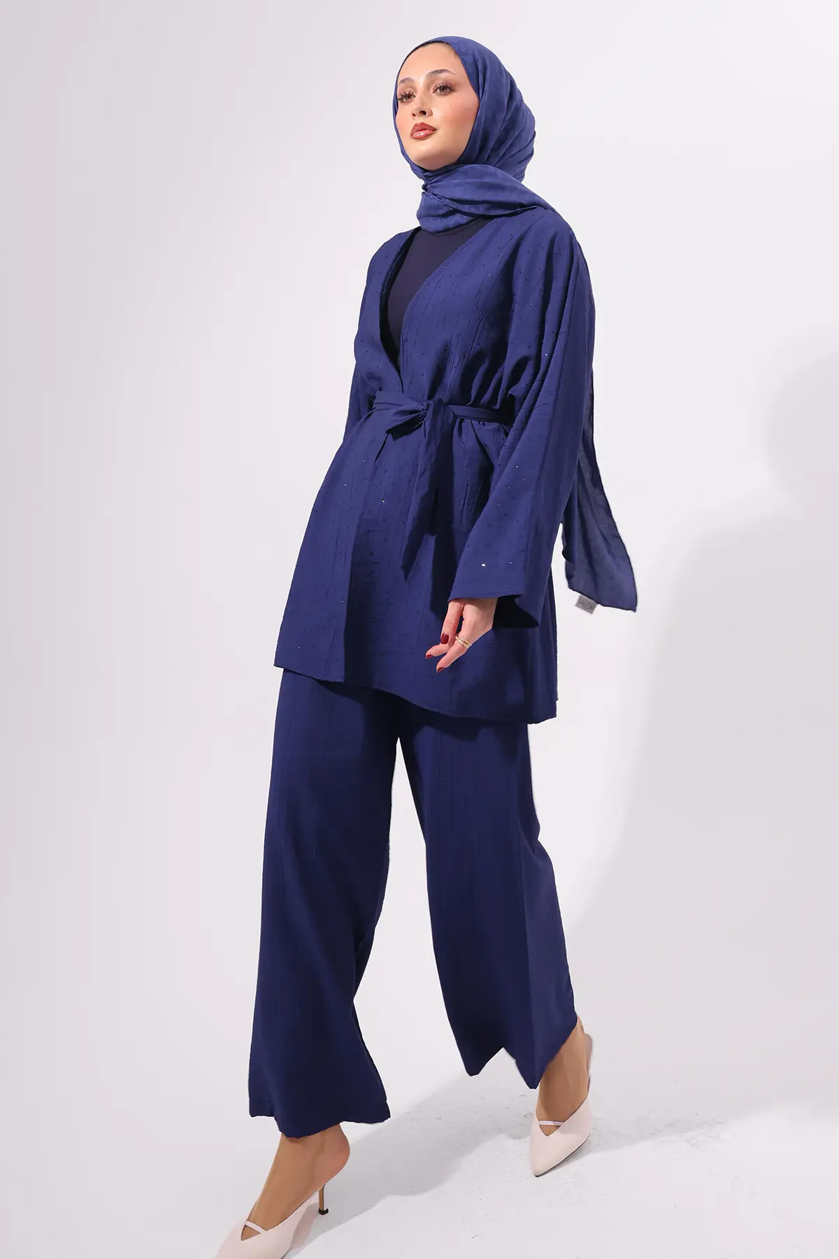 Stone Embellished Two-piece Set-detail