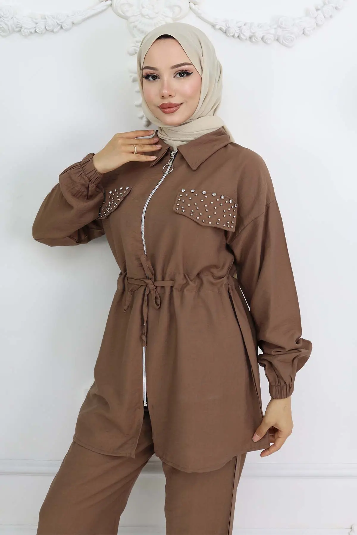 Stoned Linen Ayrobin Suit-detail