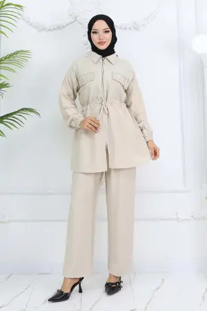 Stoned Linen Ayrobin Suit