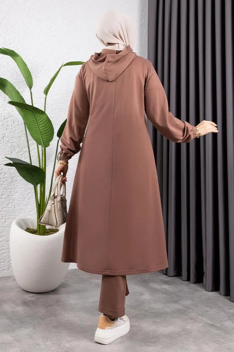 Taşlı Spor Takım Kahverengi-detail