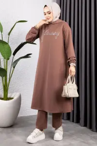 Taşlı Spor Takım Kahverengi