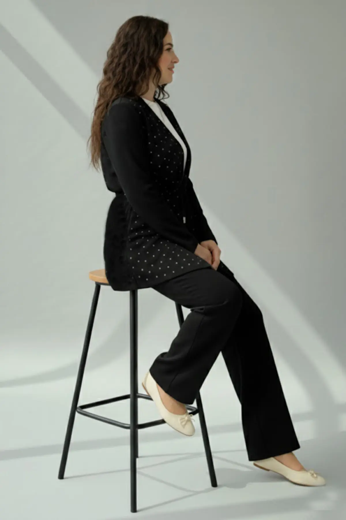 Taşlı Tesettür İkili Takım-detail