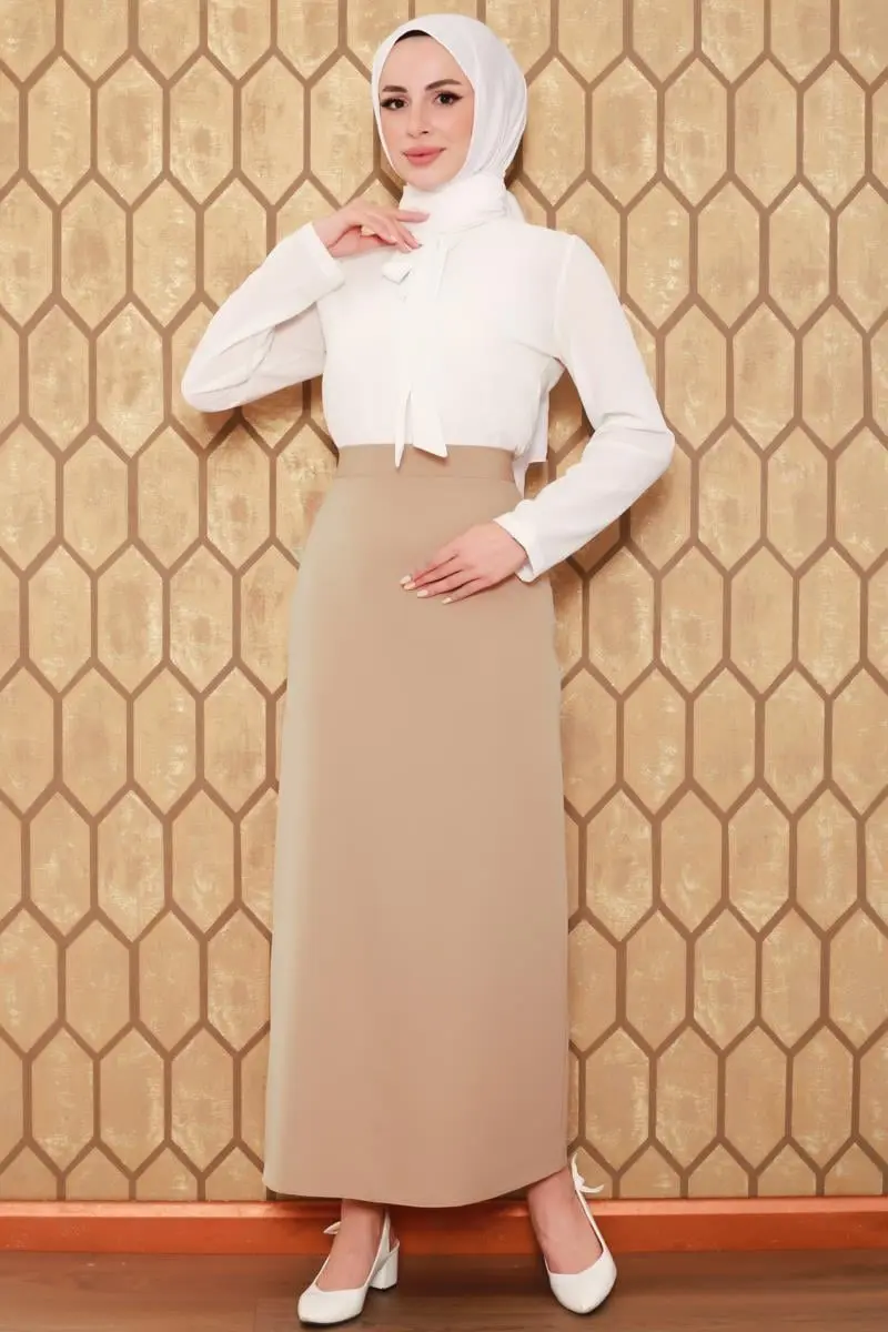 Tesettür Kalem Etek-detail