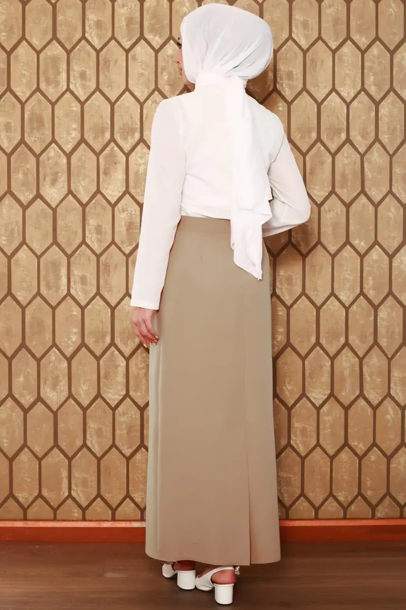 Tesettür Kalem Etek-detail