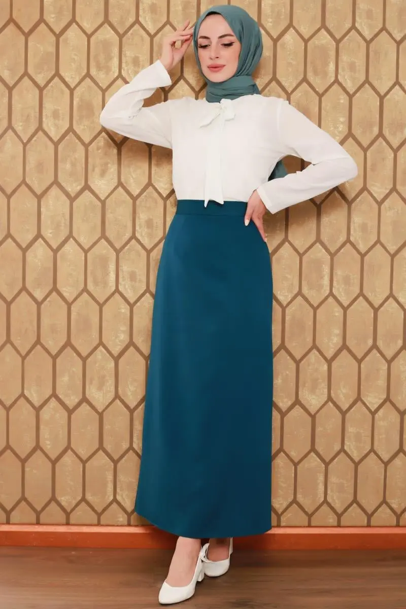 Tesettür Kalem Etek-detail