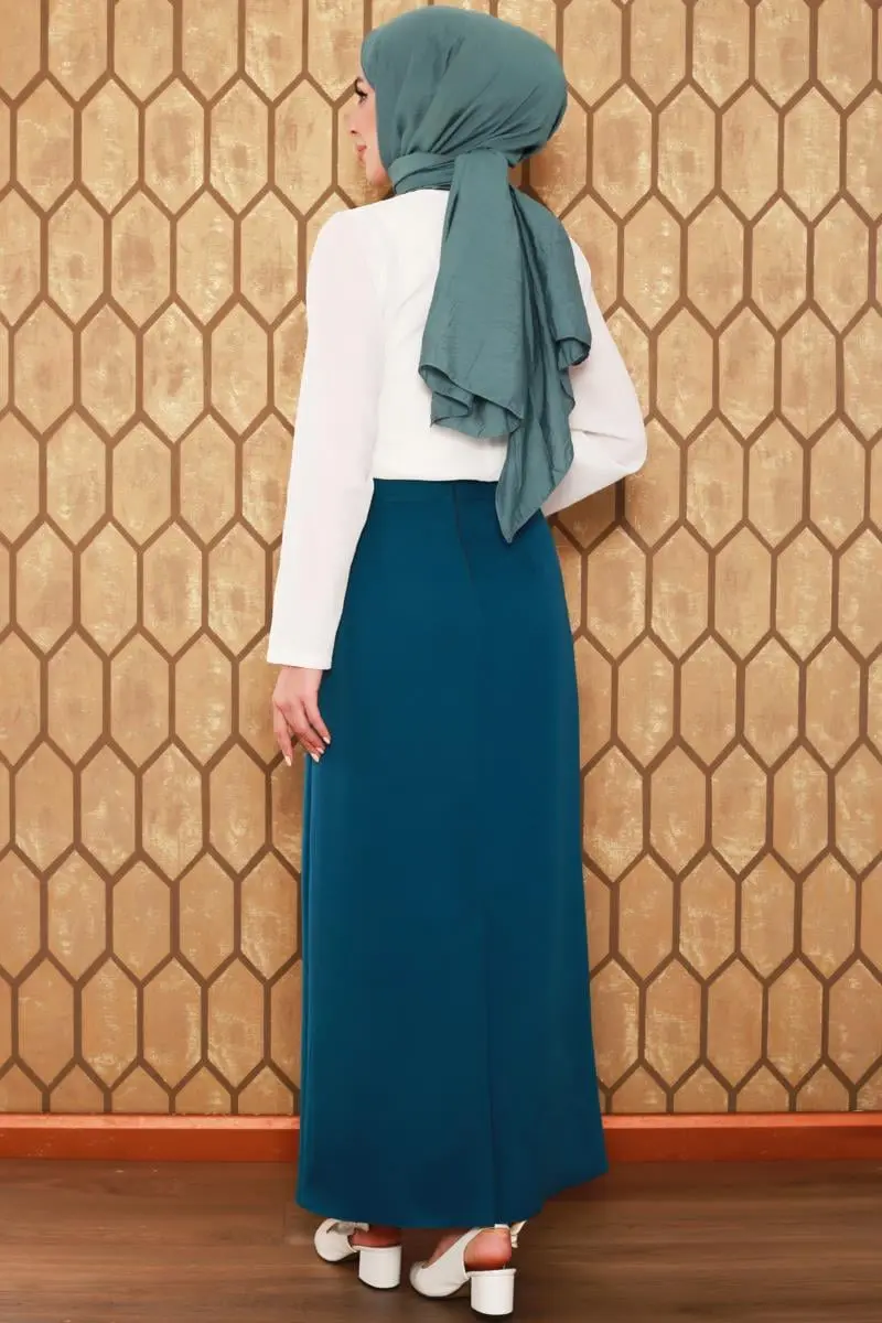 Tesettür Kalem Etek-detail