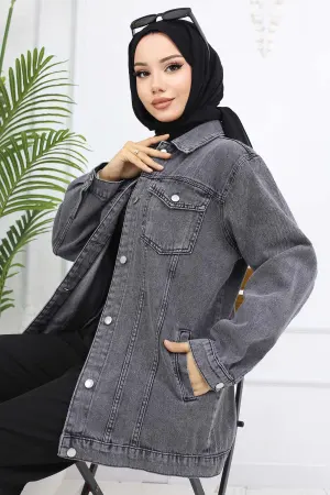 Hijab Denim Jacket