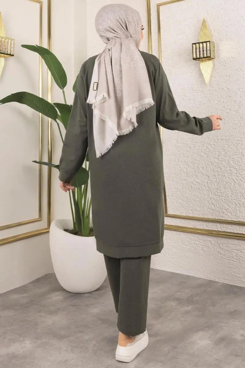 Tesettür Spor Takım Haki-detail