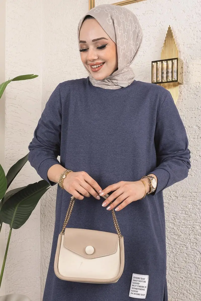 Tesettür Spor Takım Indigo-detail