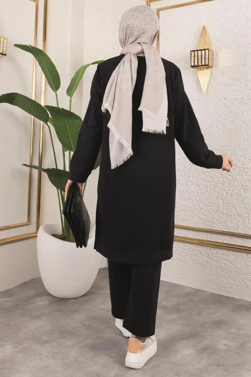 Tesettür Spor Takım Siyah-detail
