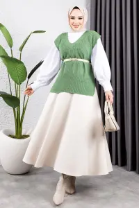 Triko Süveter Çagla Yeşili