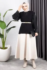 Triko Süveter Siyah