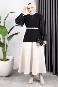 Triko Süveter Siyah