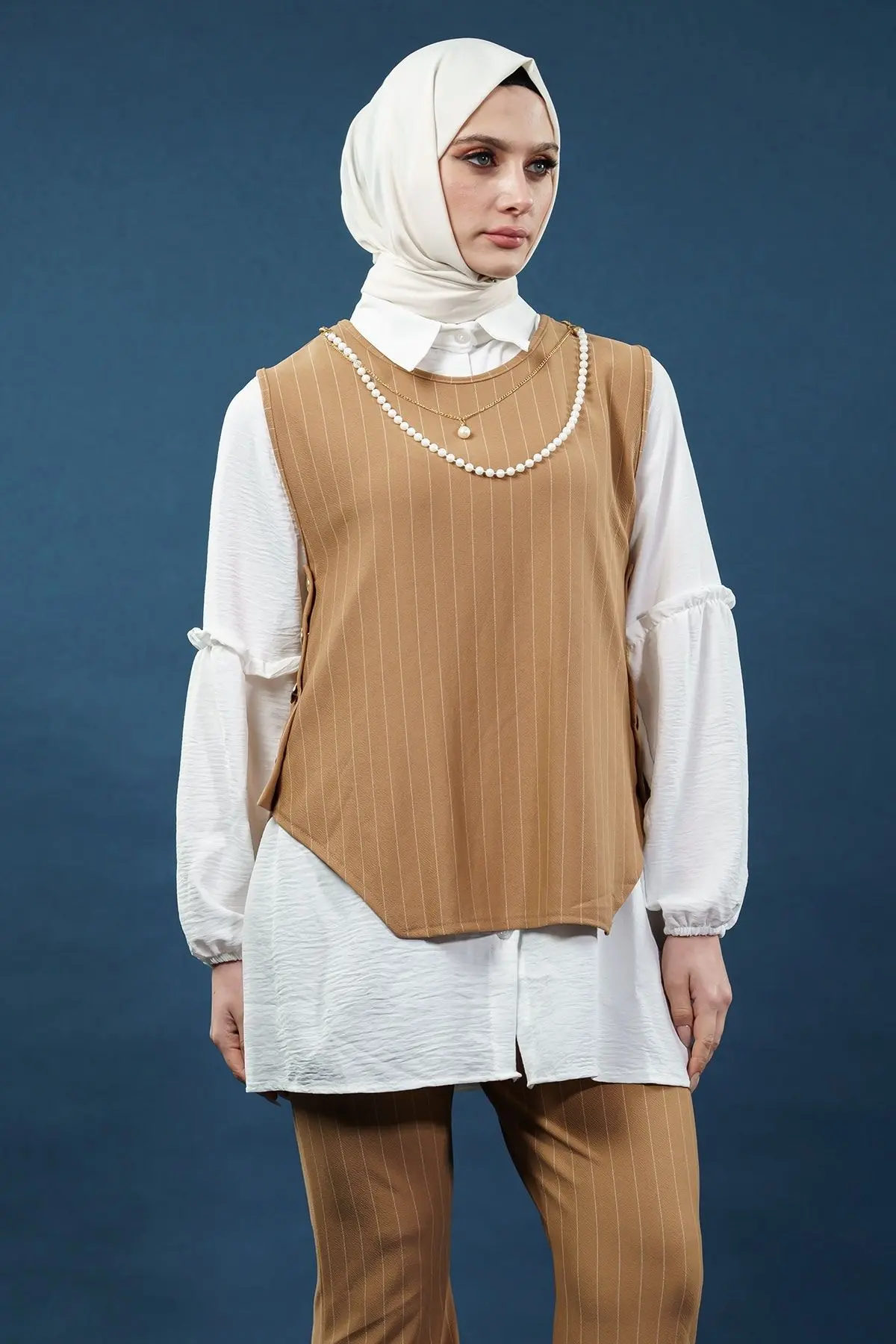 Üçlü Çizgili Takım Camel-detail