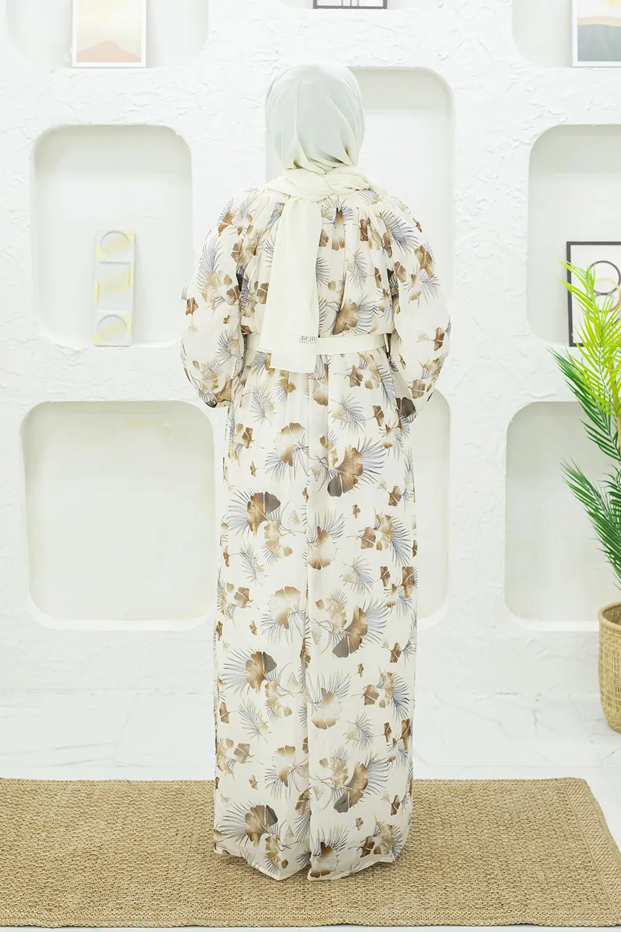 Yeni Çiçekli Elbise-detail