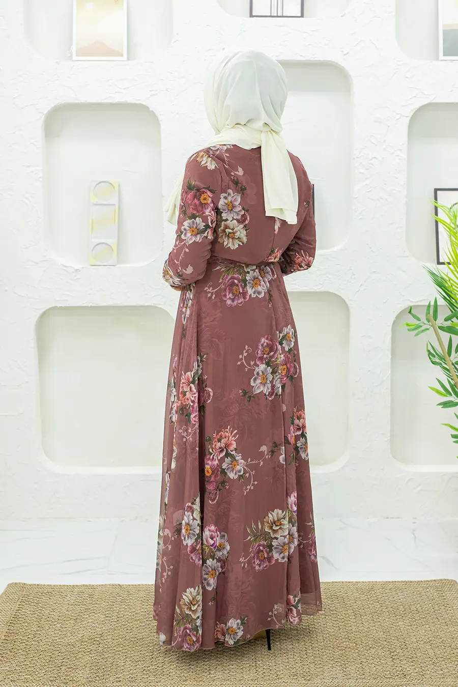 Yeni Çiçekli Elbise-detail