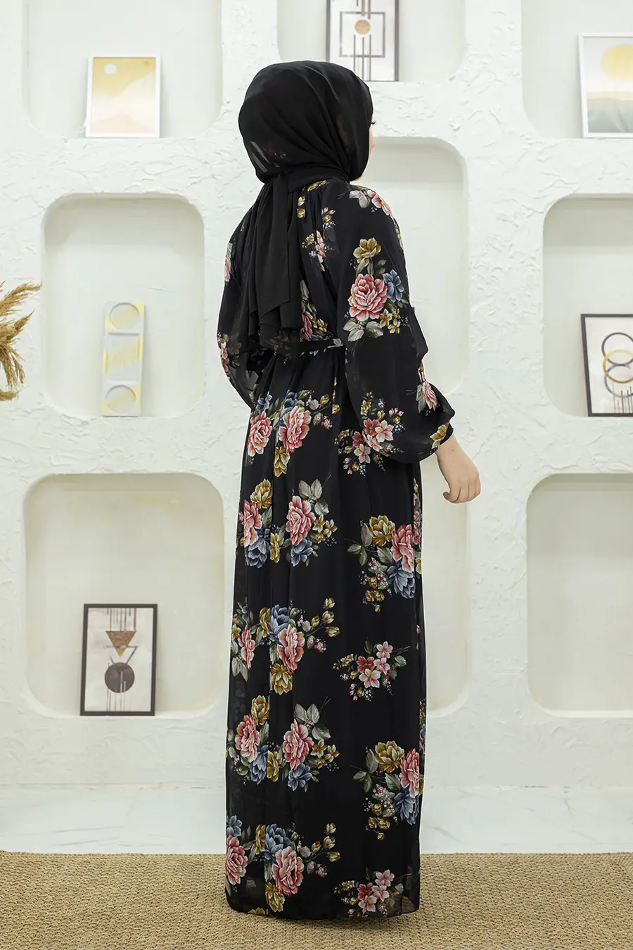 New Floral Dress-detail