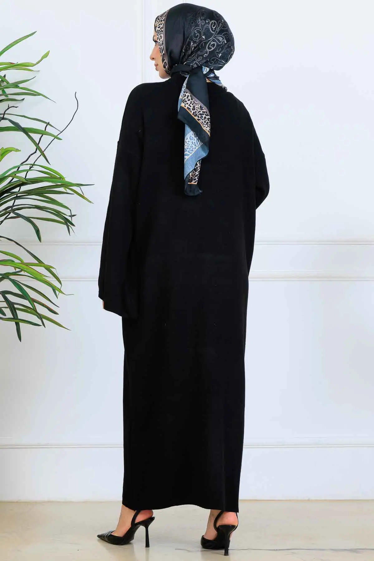 Uzun Triko Elbise-detail