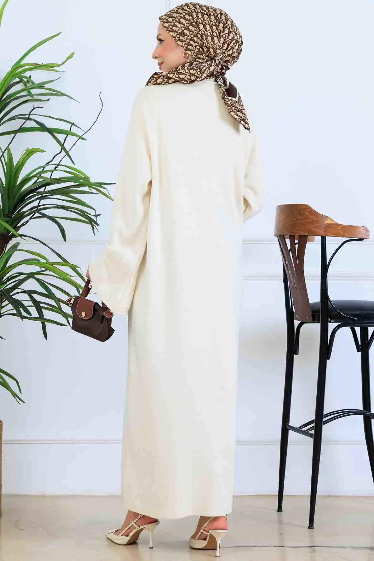 Uzun Triko Elbise-detail