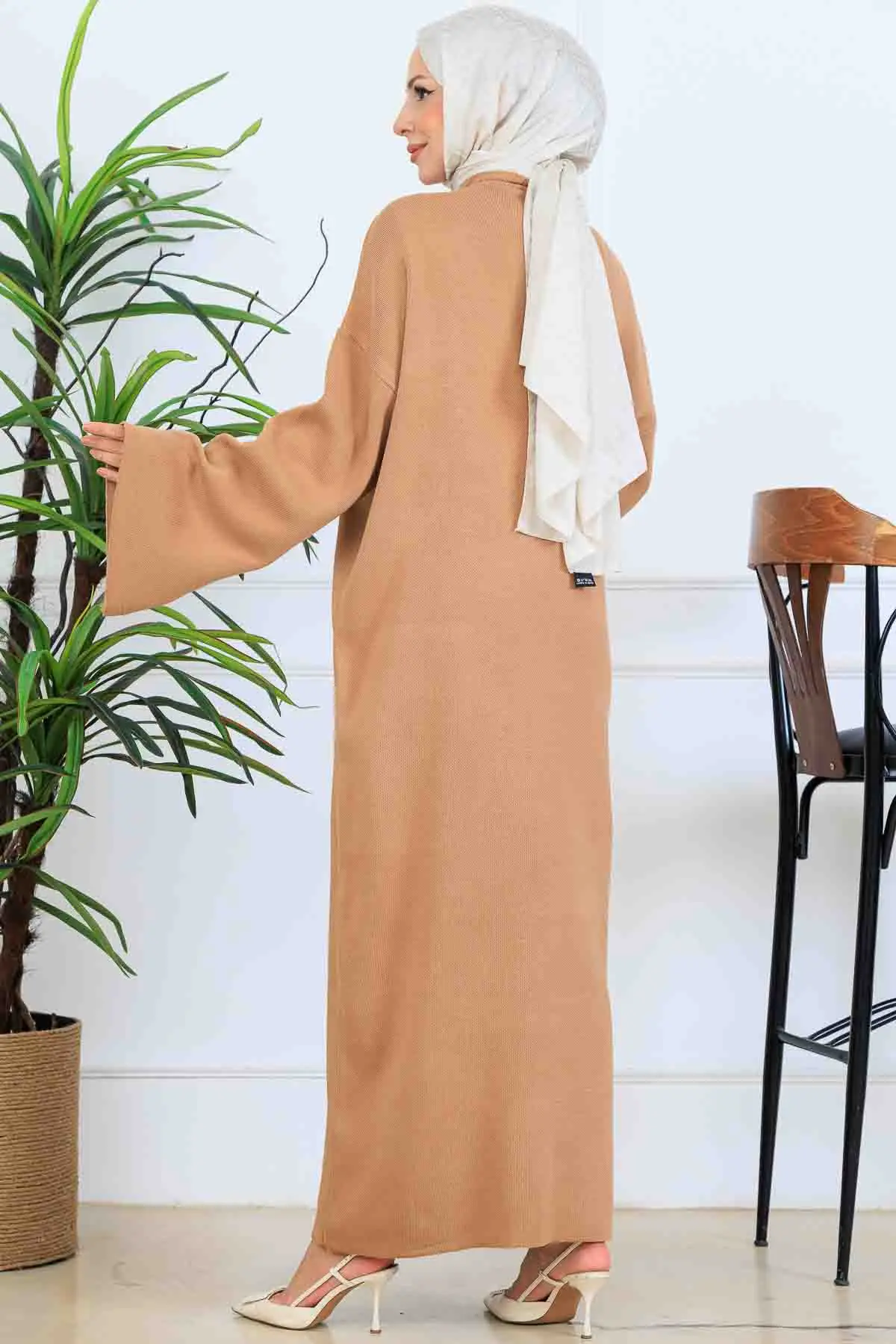 Uzun Triko Elbise-detail