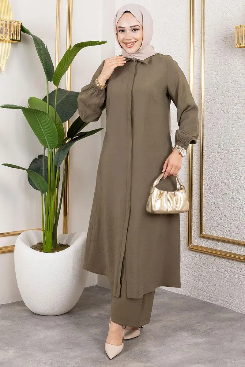 Uzun Tunikli Modal Takım-detail