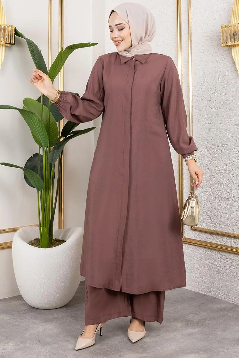 Uzun Tunikli Modal Takım-detail