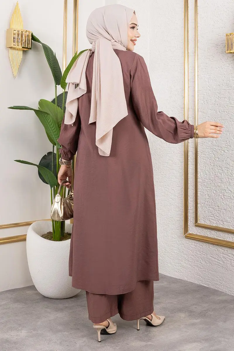 Uzun Tunikli Modal Takım-detail