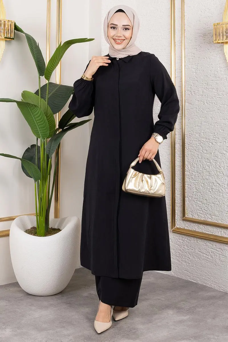 Long Tunic Modal Suit-detail