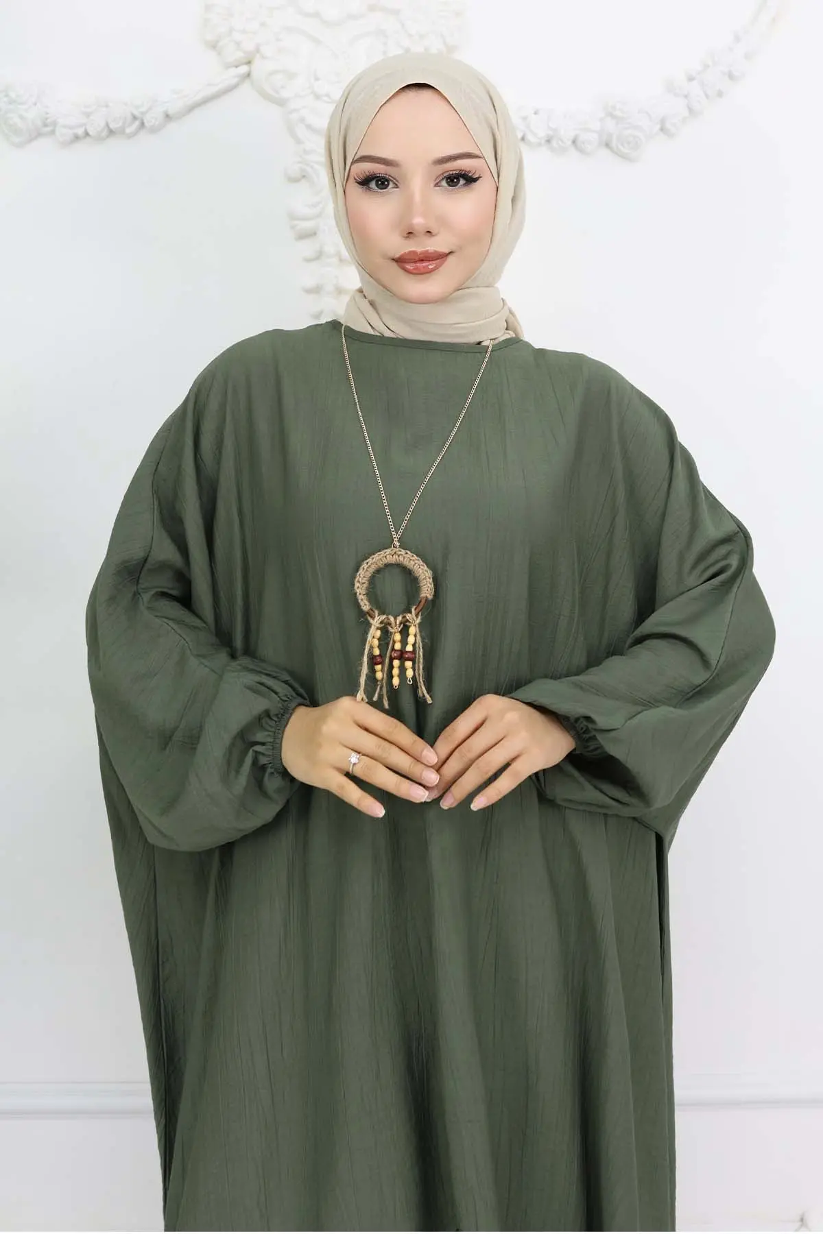 Uzun Tunikli Salaş İkili Takım Haki 4765-detail