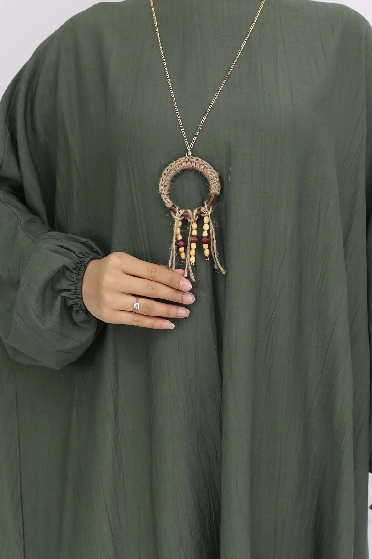 Uzun Tunikli Salaş İkili Takım Haki 4765-detail