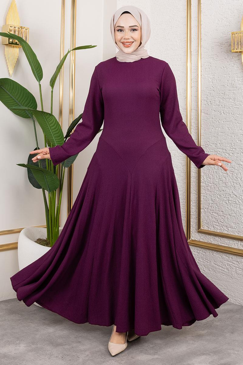 Ruffle Detailed Crepe Dress