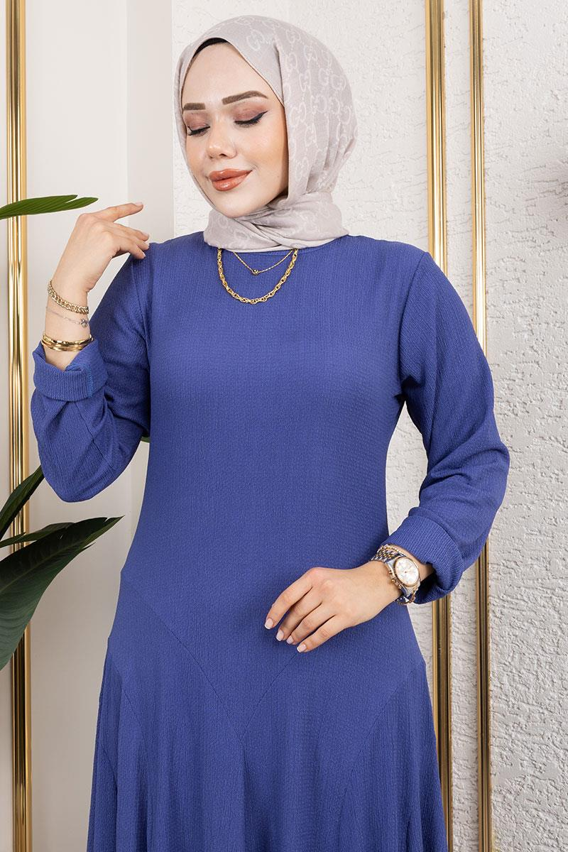 Ruffle Detailed Crepe Dress