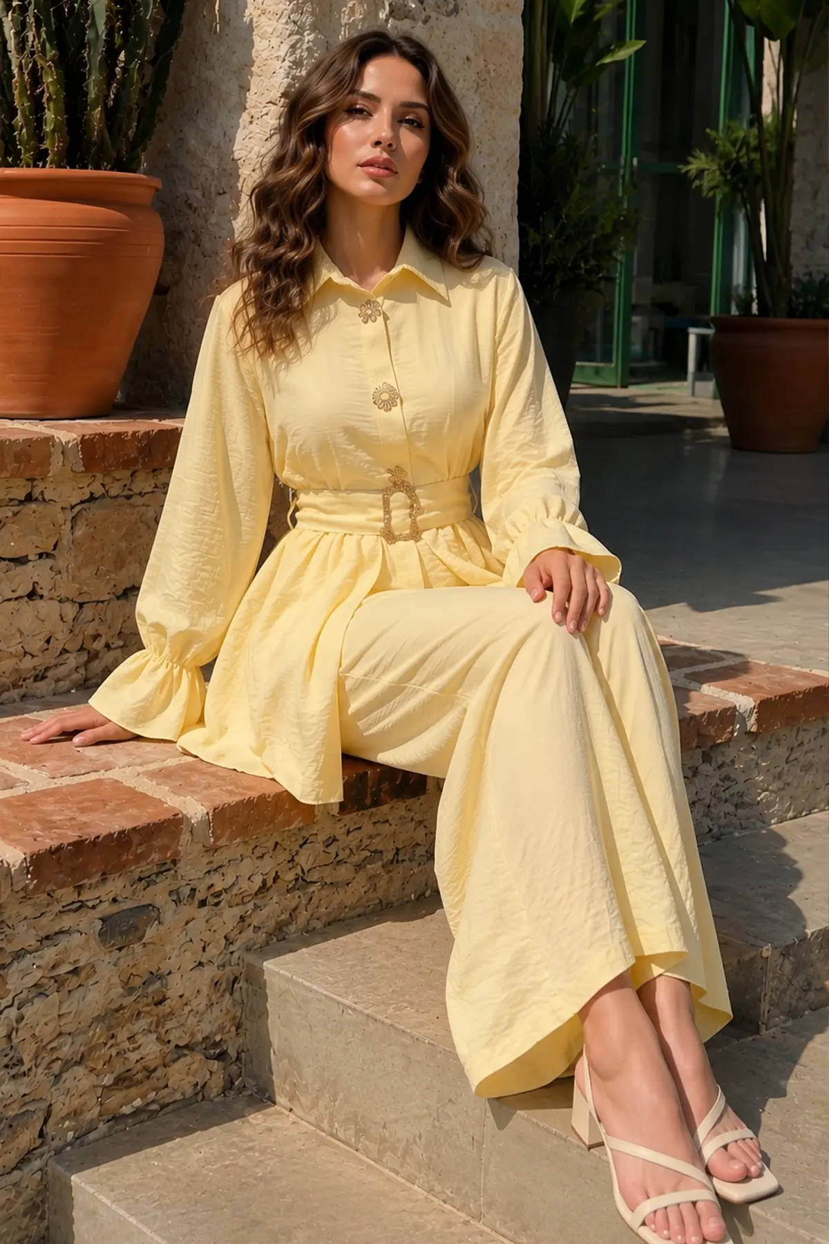 Volanlı Tesettür Takım-detail