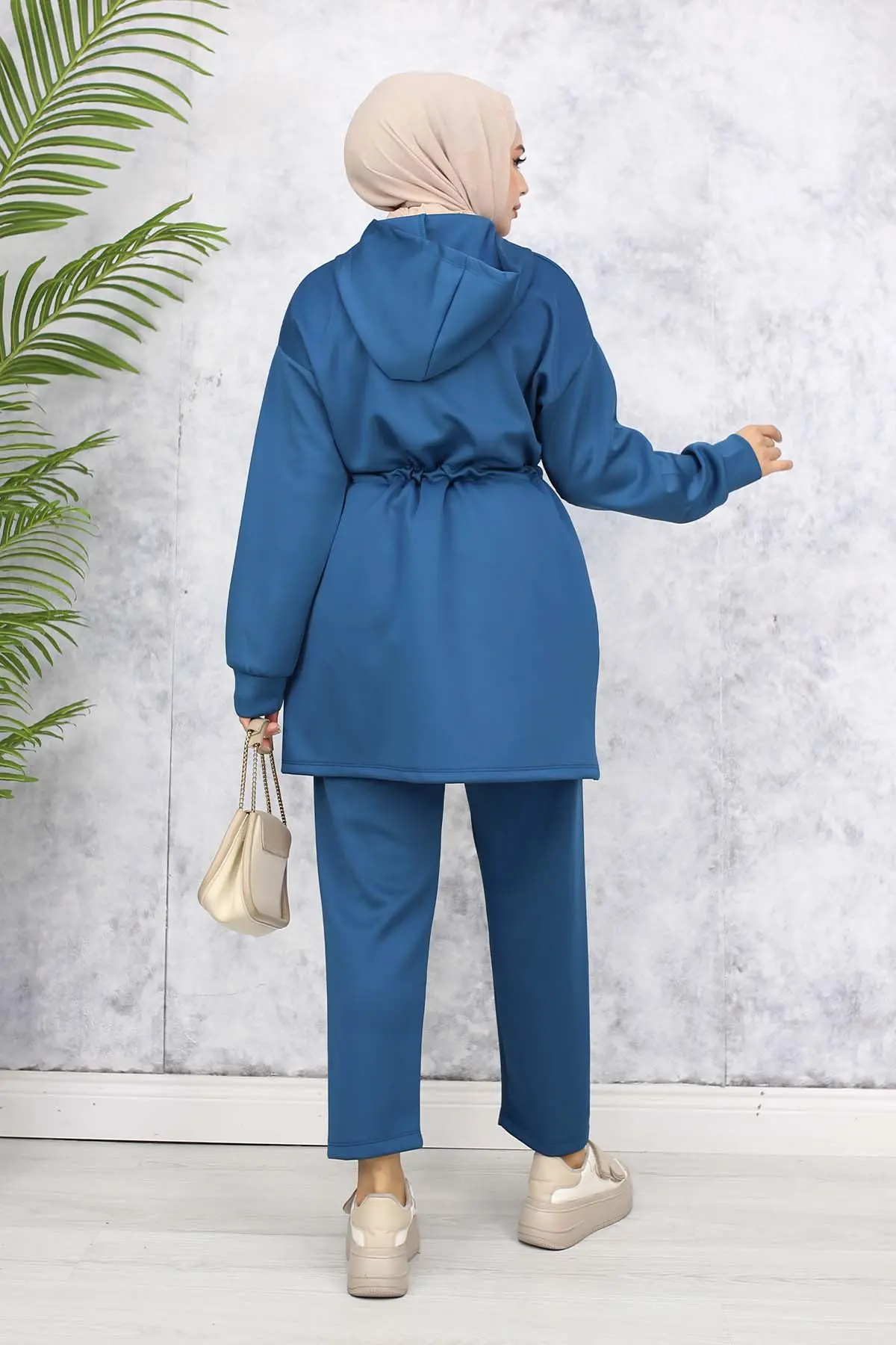 Yaka Detaylı Scuba Ikili Takım-detail